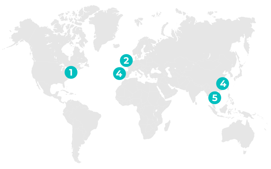 Case Concepts International Map
